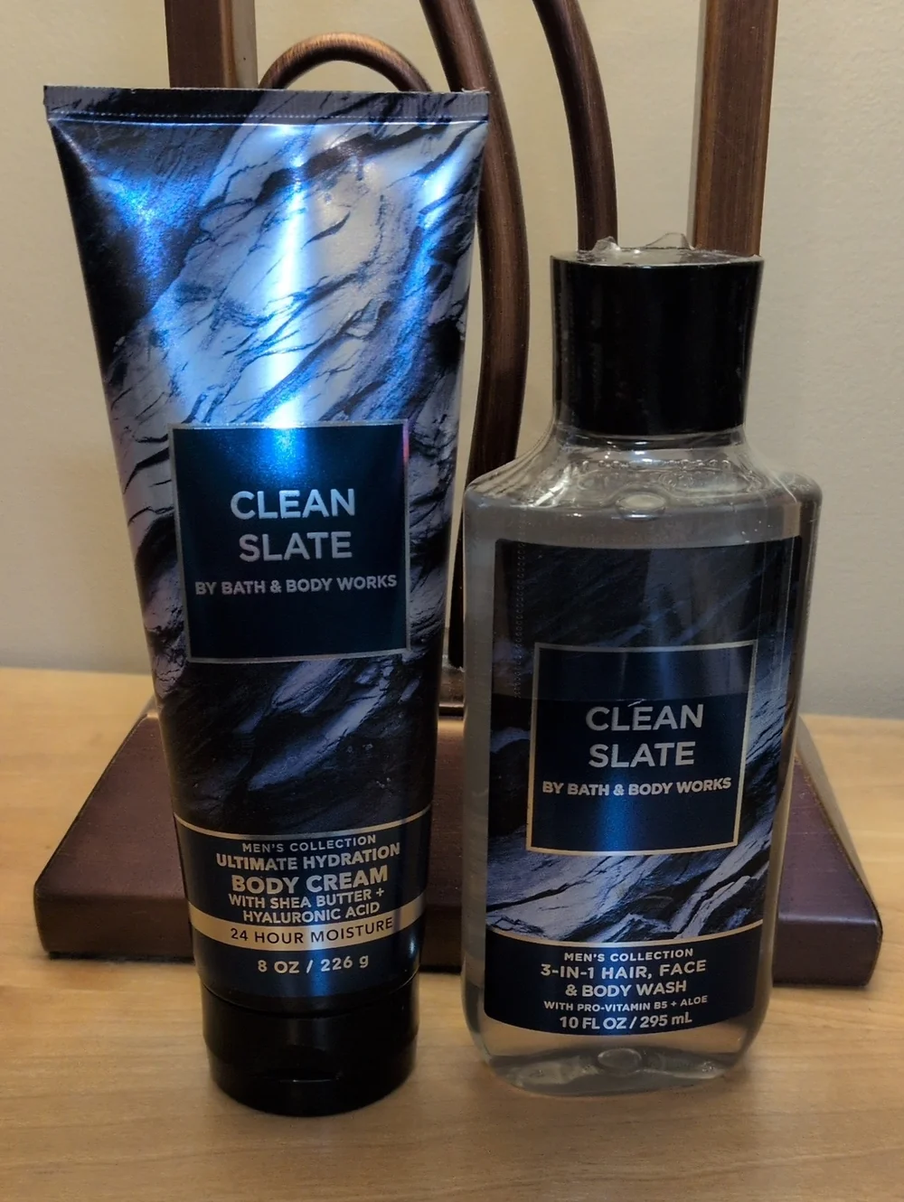 NEW Bath & Body Works Clean Slate Body Wash & Cream Duo